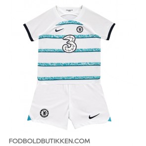 Chelsea Udebanetrøje Børn 2022-23 Kortærmet (+ Korte bukser)